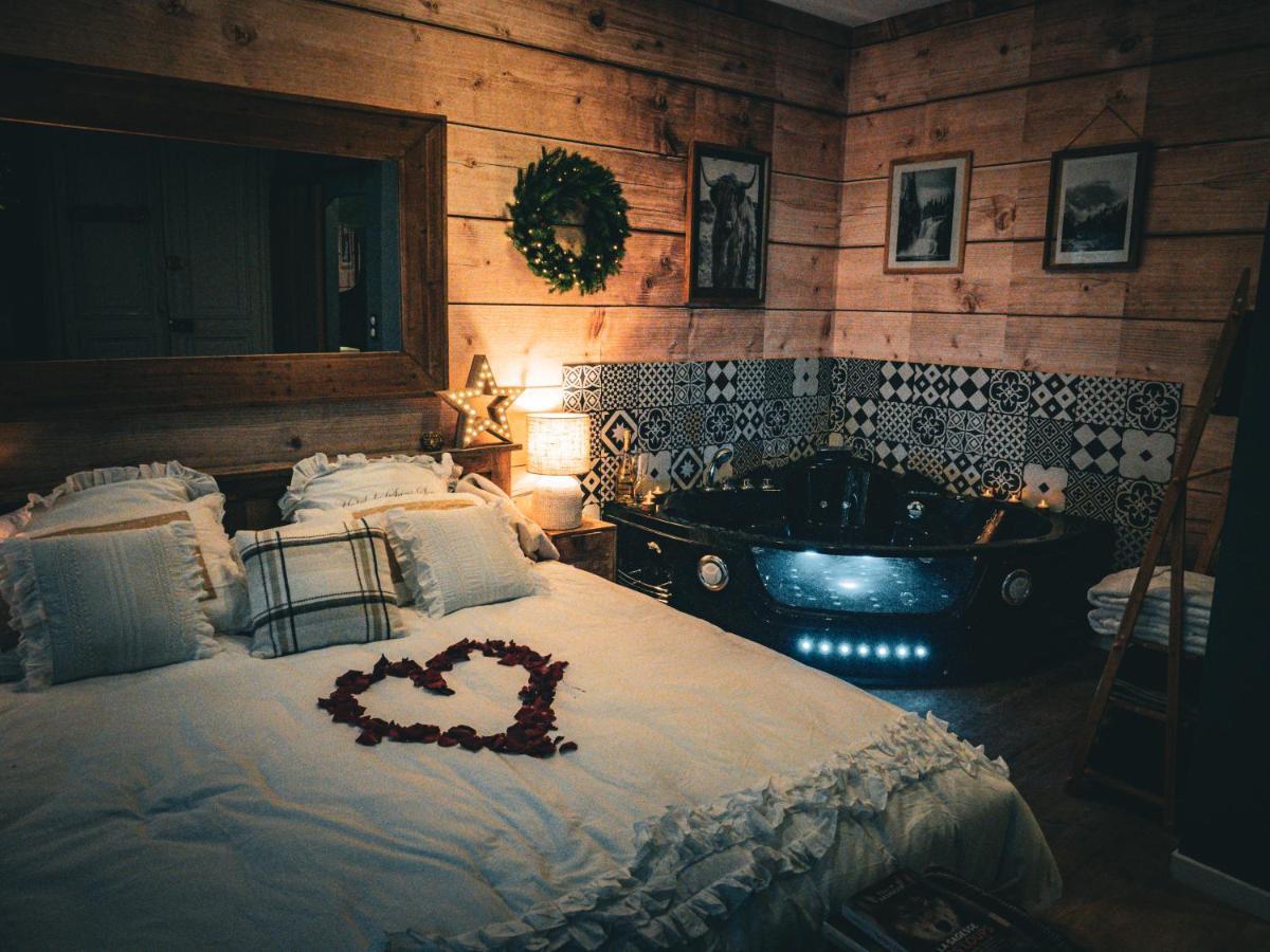 Le Chalet Romantique En Montagne, Spa, Ecran Cinema, Lit King Size, Day Use, 5Min Centre เอเวรอ ภายนอก รูปภาพ